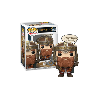 Funko Pop! Movies: Lord Of The Rings - Gimli (Nobody Tosses A Dwarf) #2028