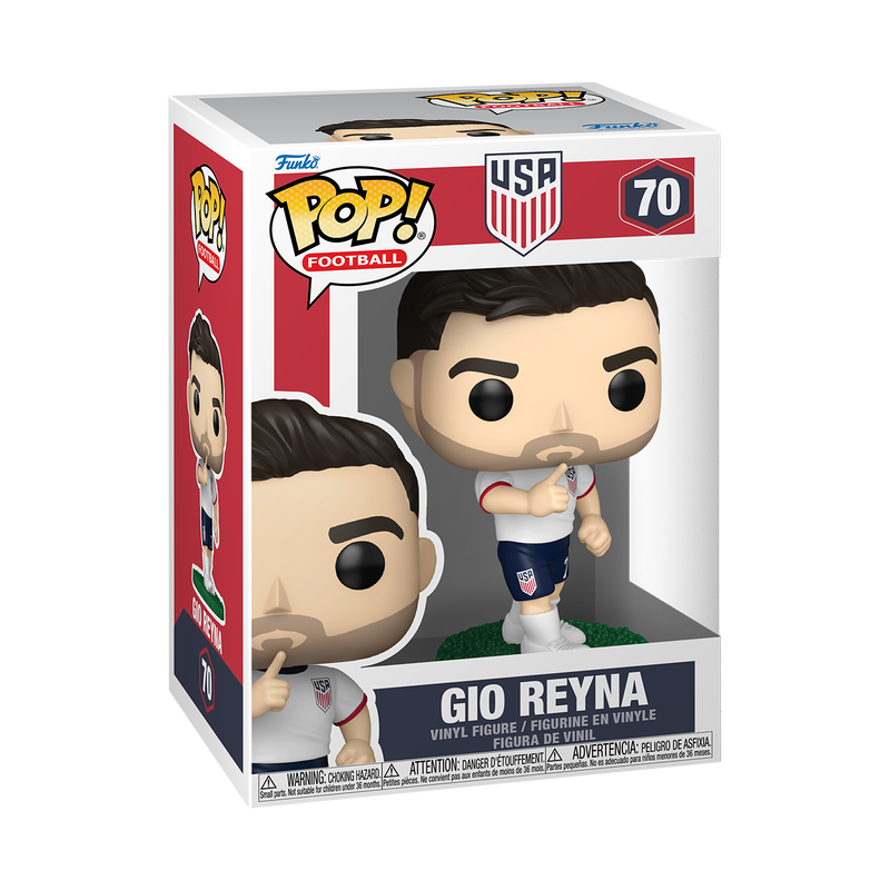 Funko Pop! Sports: Football / Soccer (USA Team) - Christian Pulisic / Gio Reyna / Weston McKennie / Antonee Robinson / Tyler Adams *PREORDER*