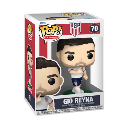 Funko Pop! Sports: Football / Soccer (USA Team) - Christian Pulisic / Gio Reyna / Weston McKennie / Antonee Robinson / Tyler Adams *PREORDER*
