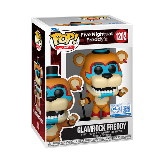 Funko Pop! Games: Five Nights At Freddy's (FNAF) - Glamrock Freddy #1202 [Funko Special Edition - GameStop Exclusive] *PREORDER*