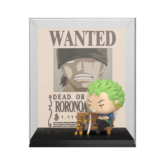 Funko Pop! Anime: One Piece - Roronoa Zoro (Wanted Poster Cover) #2124 [Funko Special Edition]
