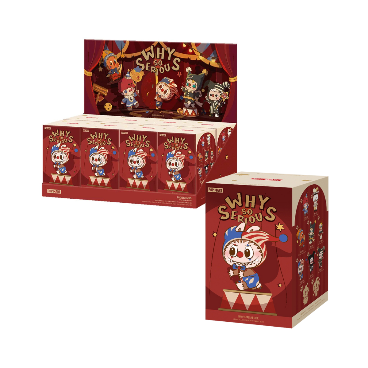 PopMart: Why So Serious Vinyl Plush Pendant Blind Box *PREORDER