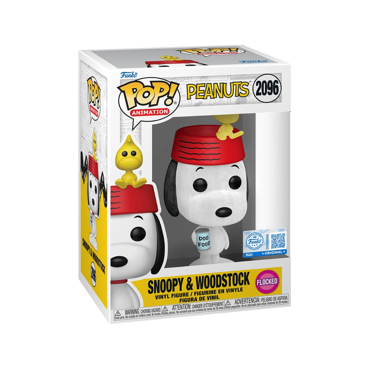 Funko Pop! Peanuts - Snoopy & Woodstock (Flocked) #2096 [Funko Special Edition]