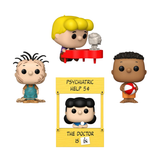 Funko Pop! Peanuts - Deluxe Schroeder Playing Piano / Plus Lucy with Doctor Stand / Franklin with Ball / Pigpen *PREORDER*