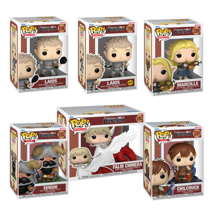 Funko Pop! Anime: Delicious in Dungeon - Laios / Marcille / Chilchuck / Senshi / Falin Chimera