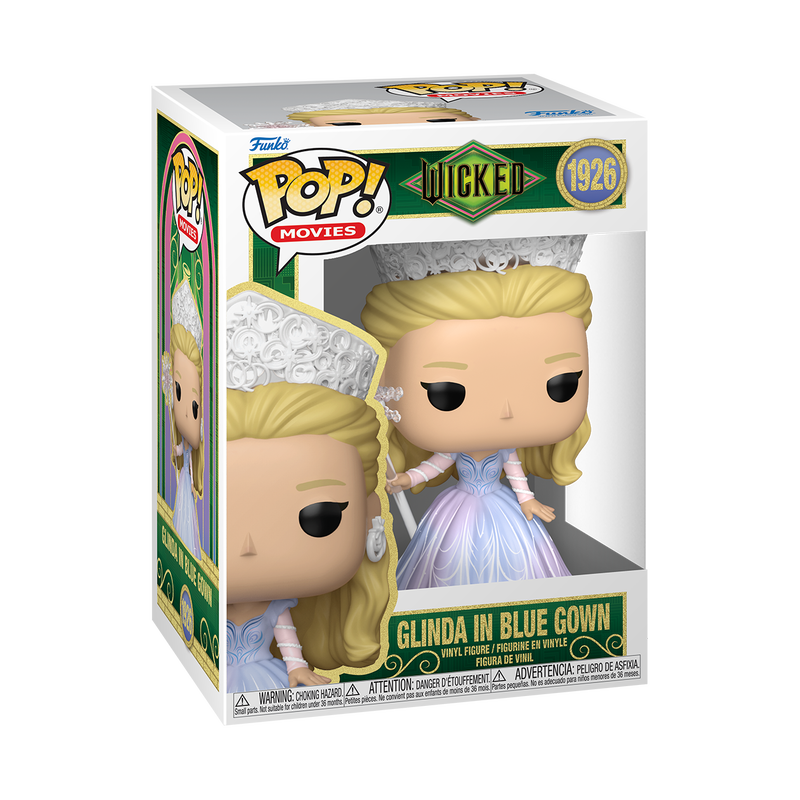 Funko Pop! Movies: Wicked For Good - Dorothy / Scarecrow / Elphaba with Grimmerie / Glinda (Blue Gown) / Glinda (Wedding Gown)