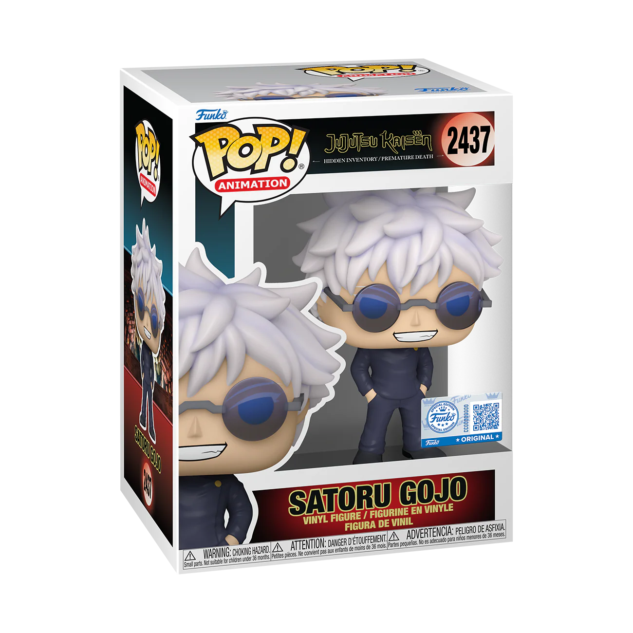 Funko Pop! Anime: Jujutsu Kaisen - Satoru Gojo (Glasses) #2437 [Funko Special Edition - GameStop Exclusive] *PREORDER*