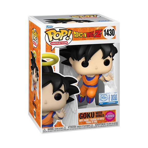 Funko Pop! Anime: Dragon Ball Z - Goku with Wings (Flocked) #1430 [Funko Special Edition] *PREORDER*