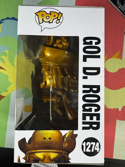 Funko Pop! Anime: One Piece - Gol D. Roger (Metallic Gold) #1274 [Funtastic Voyage - Limited 3,400pcs]