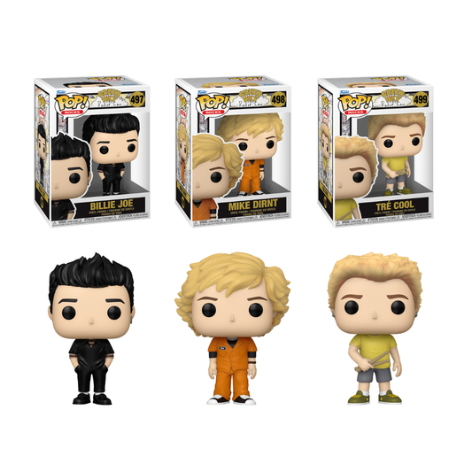 Funko Pop! Music: Green Day (Basket Case) - Billie Joe / Mike Dirnt / Tre Cool *PREORDER*
