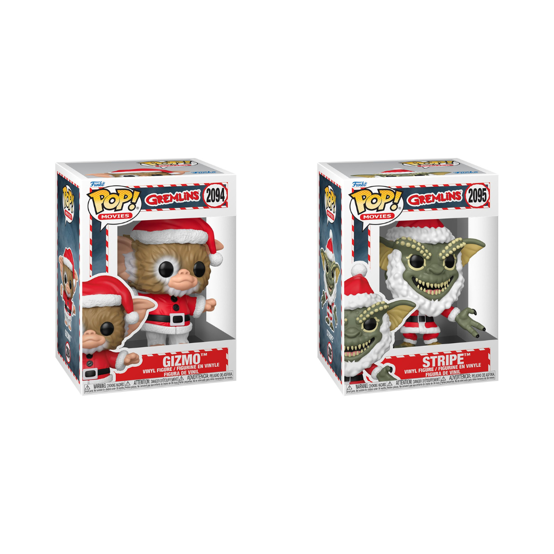 Funko Pop! Movies: Gremlins (Holiday) - Gizmo / Stripe *PREORDER*