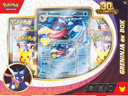 Pokemon TCG: 30th Celebration - Sylveon ex / Greninja ex Box Set *PREORDER*