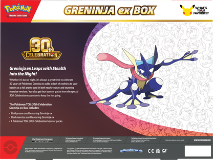 Pokemon TCG: 30th Celebration - Sylveon ex / Greninja ex Box Set *PREORDER*