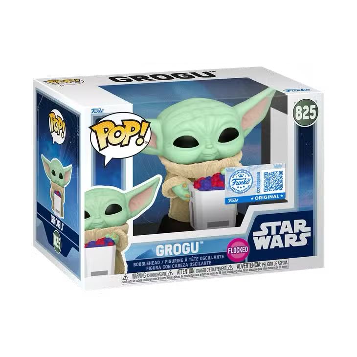 Funko Pop! Movies: Star Wars - Grogu (Flocked) / Grogu / Grogu In Hover Pram / The Mandalorian *PREORDER*