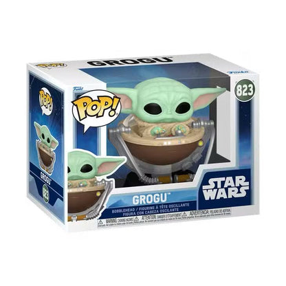 Funko Pop! Movies: Star Wars - Grogu (Flocked) / Grogu / Grogu In Hover Pram / The Mandalorian *PREORDER*
