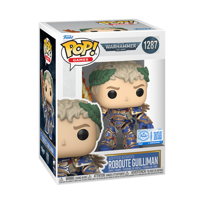 Funko Pop! Games: Warhammer 40,000 - Roboute Guilliman [Exclusive] / Ultramarines Captain / Astra Militarum Commisar / Ork Nob / Aeldari Ranger *PREORDER*