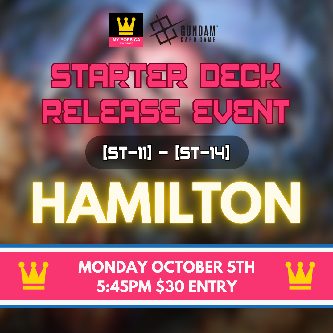 Gundam TCG - Starter Deck ST11-14 Release Event - Hamilton - Mon Oct 5th @ 5:45PM ST11EVENT