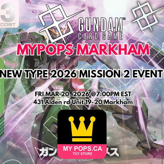 Gundam TCG: MARKHAM NEWTYPE CHALLENGE 2026 MISSION 2 - FRIDAY MARCH 20, 2026