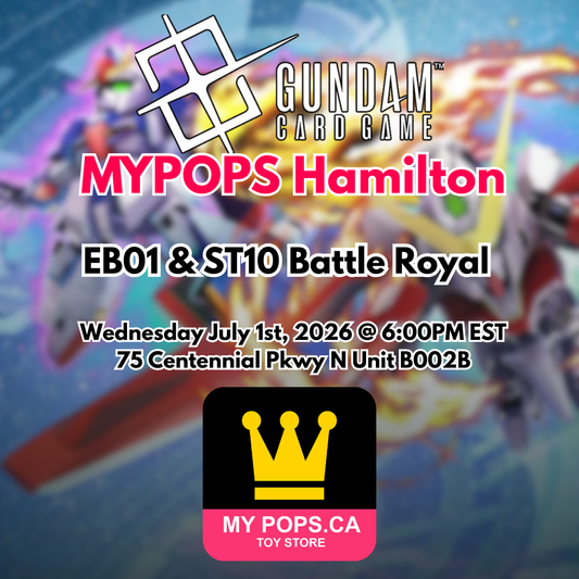 Gundam TCG - ST10 & EB01 Battle Royale - Hamilton - Wednesday July 1st @ 6:00PM