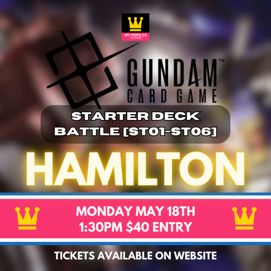 Gundam Starter Deck Battle [ST01-ST06] (Hamilton) - Monday, May 18th @ 1:30PM