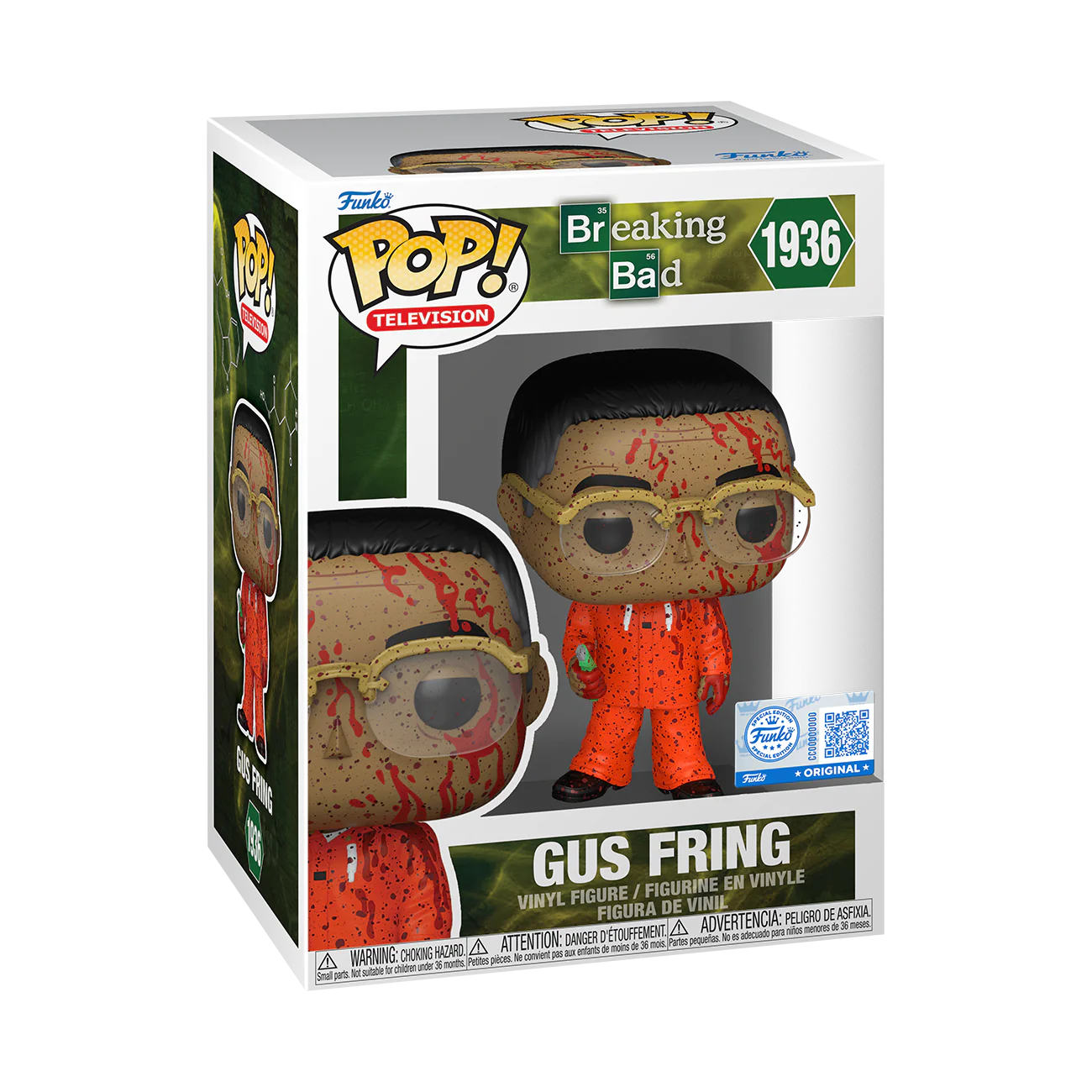 Funko Pop! Television: Breaking Bad - Gus Fring (Bloody) #1936 [Funko Special Edition] *PREORDER*