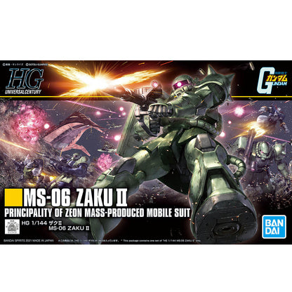 Bandai: Gunpla - MS-06 Zaku II High Grade [HG] 1/144 Model Kit *PREORDER*