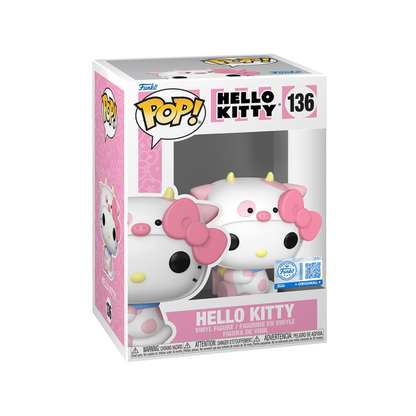 Funko Pop! Sanrio (Cow Outfits) - Kuromi #138 / Hello Kitty #136