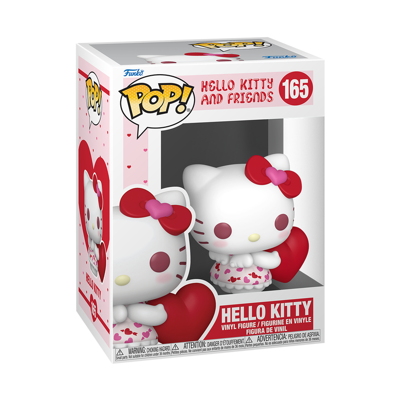 Funko Pop! Sanrio (Valentine Heart Outfit) - Hello Kitty #165 / Cinnamoroll #166 *PREORDER*