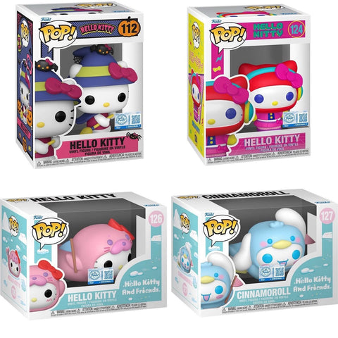 Funko Pop! Sanrio - Hello Kitty (Witch) / Hello Kitty (Headphones) / Hello Kitty (Seal) / Cinnamoroll (Penguin) [Funko Special Edition] *PREORDER*