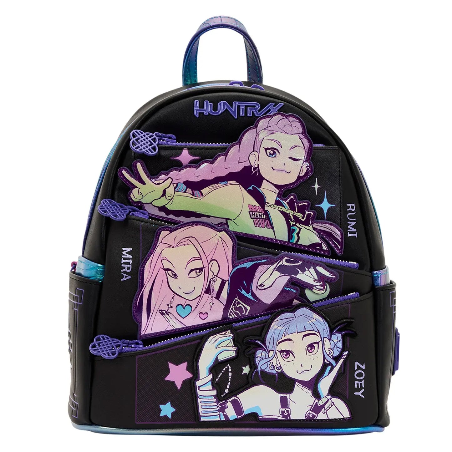 Loungefly: K-Pop Demon Hunters - HUNTR/X Mini Cosplay Backpack