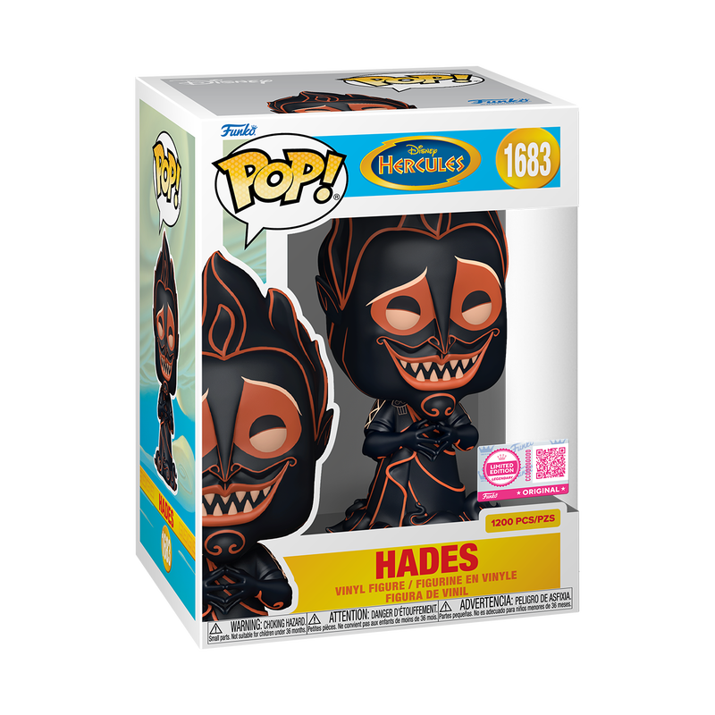 Funko Pop! Hercules - Hades (Pottery Deco) #1683 [Funko Limited Legendary Edition] *PREORDER*