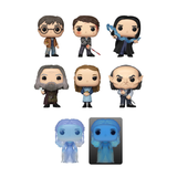 Funko Pop! Movies: Harry Potter - Harry Potter / Neville Longbottom / Serverus Snape with Patronus / Aberforth Dumbledore / Ariana Dumbledore / Griphook / Helena Ravenclaw (Translucent Blue - GITD) *PREORDER*