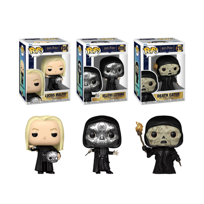 Funko Pop! Movies: Harry Potter - Lucius Malfoy / Bellatrix Lestrange / Death Eater *PREORDER*