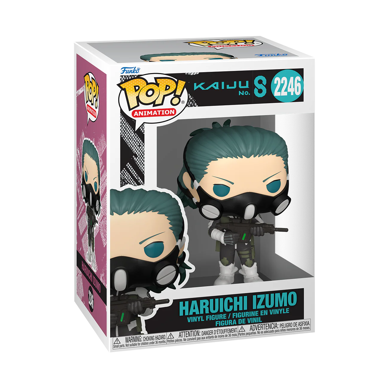 Funko Pop! Anime: Kaiju No. 8 - Isao Shinomiya / Iharu Furuhashi / Haruichi Izumo / Aoi Karuragi / Deluxe Kikoru Shinomiya / Super 6" Kaiju No. 8 (Uncontrolled)