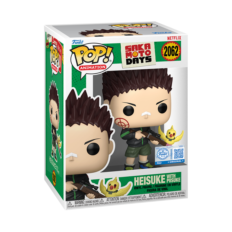 Funko Pop! Anime: Sakamoto Days - Heisuke with Piisuke #2062 [Funko Special Edition] *PREORDER*
