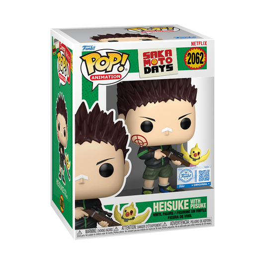 Funko Pop! Anime: Sakamoto Days - Heisuke with Piisuke #2062 [Funko Special Edition] *PREORDER*