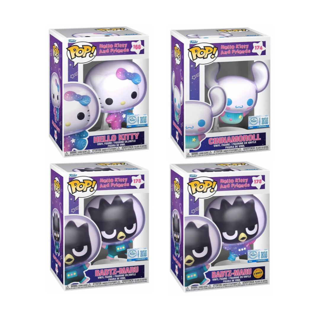 Funko Pop! Hello Kitty and Friends - Hello Kitty #168 / Cinnamoroll #174 / Badtz-Maru #175 *PREORDER*