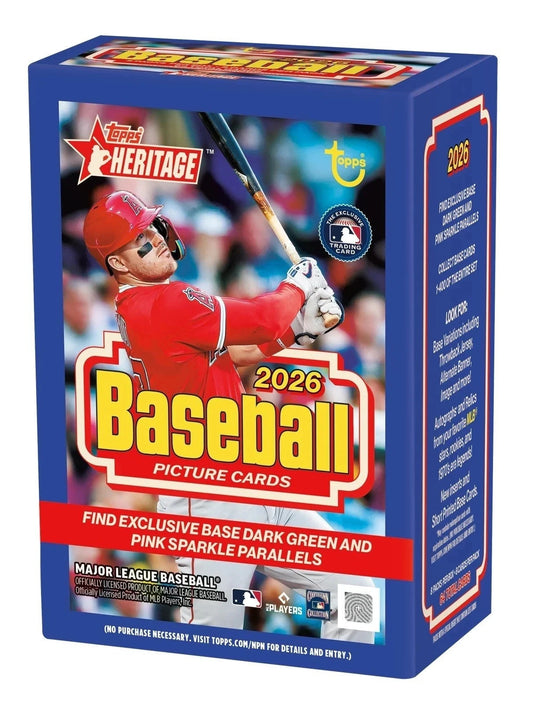 Topps - 2026 Heritage Baseball Value Blaster Box