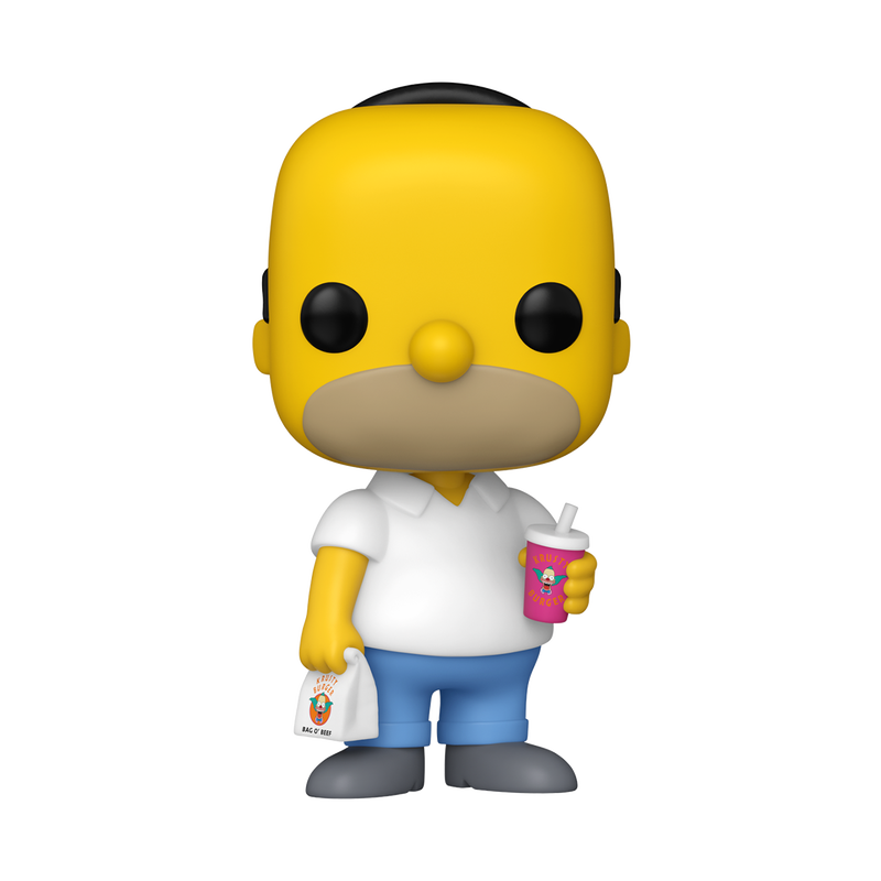 Funko Pop! Television: The Simpsons - Bart / Homer / Marge with Maggie / Mr. Burns / Lisa with Snowball II / Krusty with Mr. Teeny