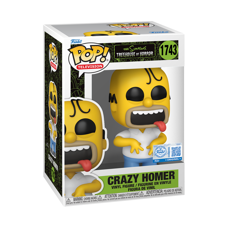 Funko Pop! Television: The Simpsons - Crazy Homer #1743 [Funko Special Edition]