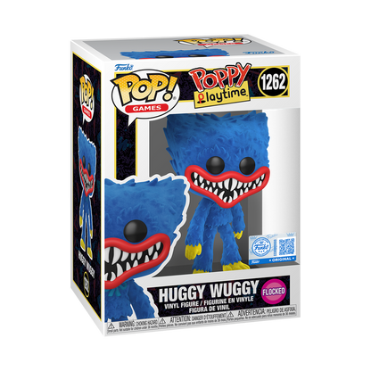 Funko Pop! Games: Poppy Playtime - Huggy Wuggy (Flocked) #1262 [Funko Special Edition - Hot Topic Exclusive]