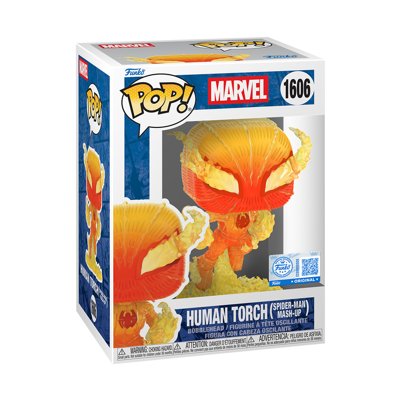 Funko Pop! Marvel: Spider-Man (Mash-Up) - Human Torch #1606 [Funko Special Edition] *PREORDER*
