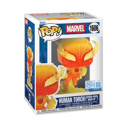 Funko Pop! Marvel: Spider-Man (Mash-Up) - Human Torch #1606 [Funko Special Edition] *PREORDER*