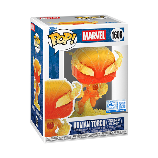 Funko Pop! Marvel: Spider-Man (Mash-Up) - Human Torch #1606 [Funko Special Edition] *PREORDER*