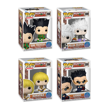 Funko Pop! Anime: Hunter X Hunter (Shelf Sitters) - Gon Freecss / Killua Zoldyck / Kurapika / Leorio *PREORDER*