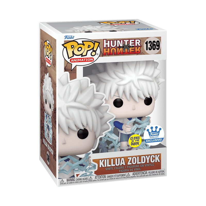 Funko Pop! ANIME HUNTER X HUNTER KILLUA ZOLDYCK GLOW #1369 [FUNKO SHOP EXCLUSIVE] *PREORDER*