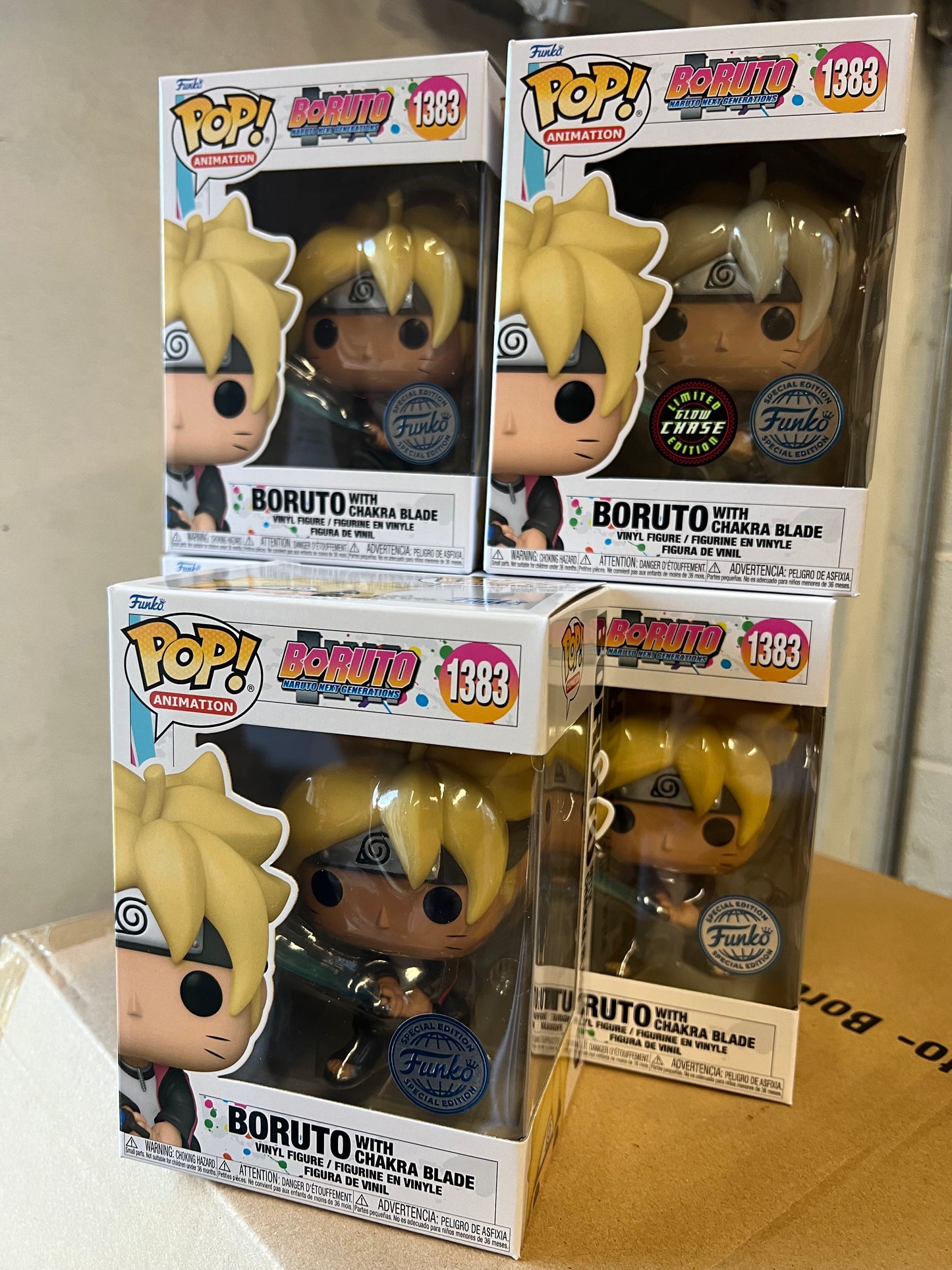 FUNKO POP! ANIMATION: BORUTO with CHAKRA BLADE #1383 **SPECIAL EDITION EXCLUSIVE**