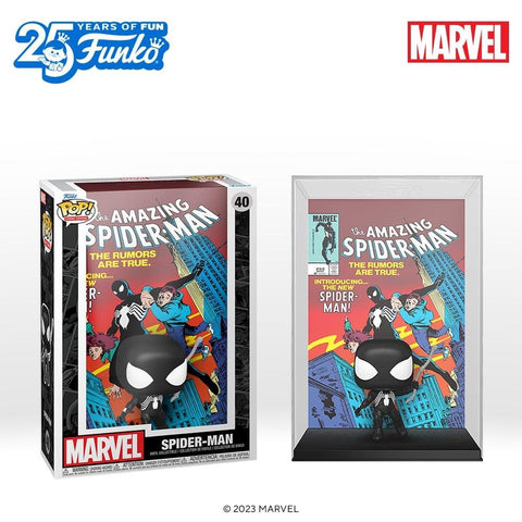 Funko Pop! COMIC Cover Art Marvel - Amazing SPIDER-MAN BLACK SYMBIOTE SUIT #40