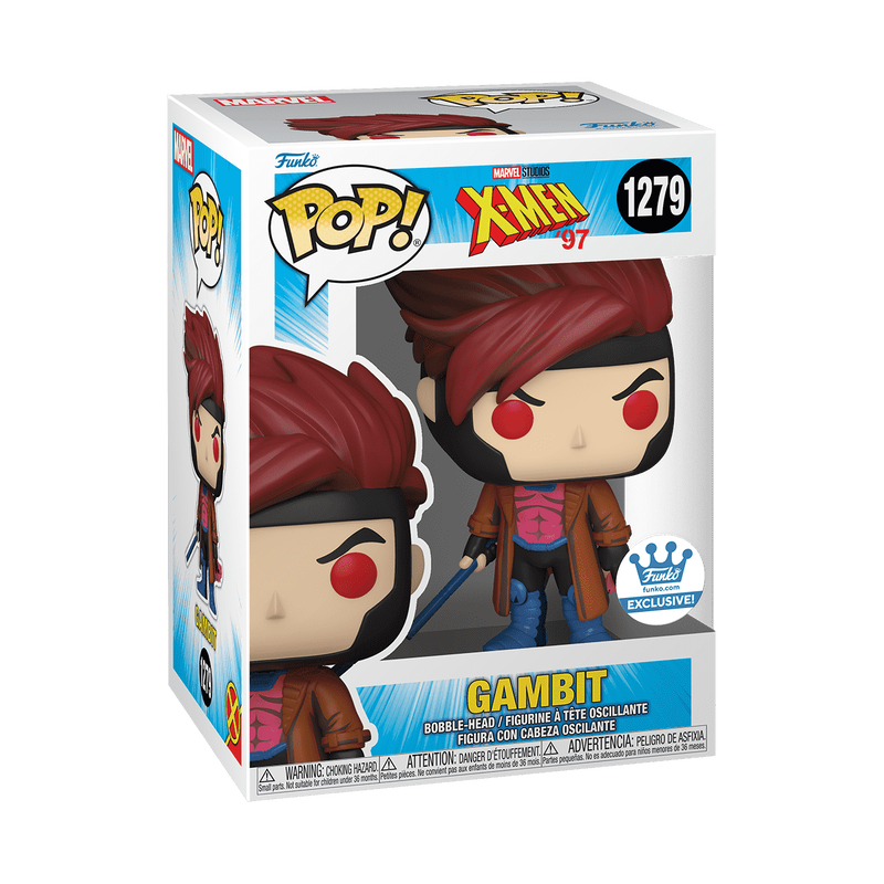 Funko Pop! MARVEL X-MEN 97 GAMBIT #1279 [FUNKO SHOP EXCLUSIVE]