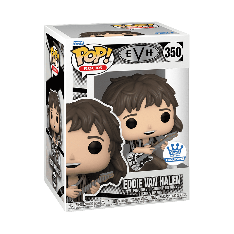 Funko Pop! ROCKS EDDIE VAN HALEN with GUITAR #350 [FUNKO SHOP EXCLUSIVE] *PREORDER*